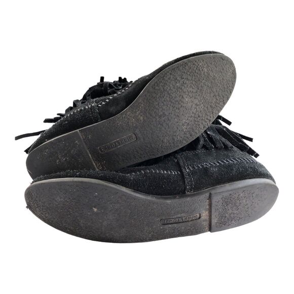 Minnetonka 3 layer fringe boots size 10 - Picture 7 of 9